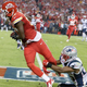 Patriots cornerback Tarell Brown tries to keep his grasp on Kansas City wide receiver Donnie Avery during the teams’ 2014 regular season contest, a 41-14 Chiefs victory. (Photo: David Silverman/New England Patriots)